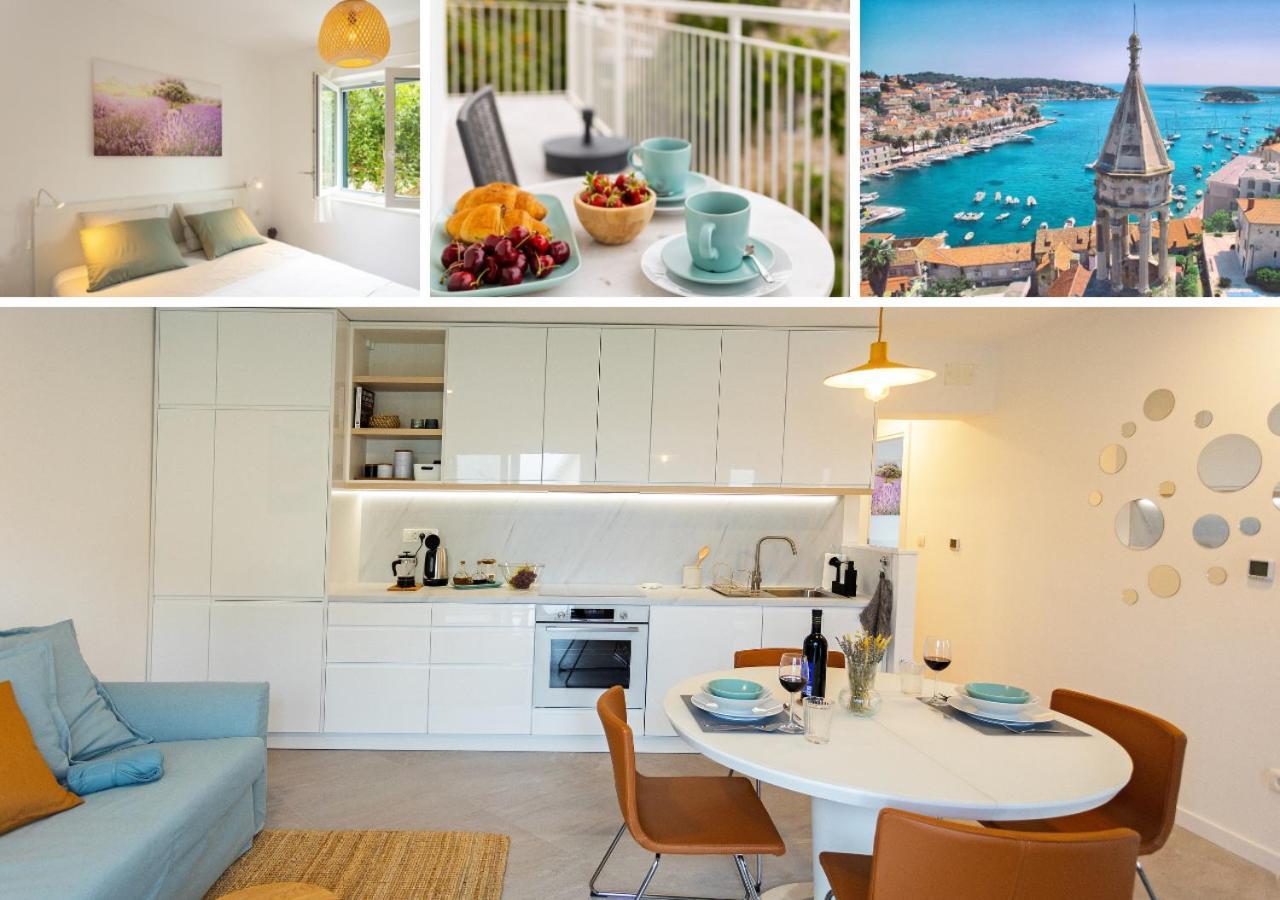 Jesliving Hvar - 2 Bedroom Elegant Apartment With Sea View In Historic Center Of フヴァル エクステリア 写真